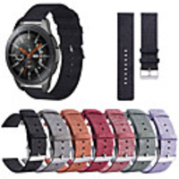 Nylon Woven Canvas Wristband Watch Band Wrist Strap for Samsung Galaxy Watch 46mm / Gear S3 Classic / Frontier Smart Watch