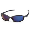 Oakley UV400 Resin Lens Glare-Guard Driving Sunglasses (Black Frame Blue Lens)