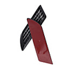 OB-55 Car Decorative Trim, Silver Black