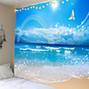 Oceaan maan tapestry natuur dorm decor muur opknoping boerderij drop shipping stof muur doek wandtapijten