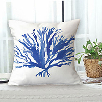 Ocean Beach Double Side Cushion Cover 1PC Soft Decorative Square Throw Pillow Cover Cushion Case Pillowcase for Sofa Bedroom Livingroom Outdoor Superior Quality Machine Washable Outdoor Cushion for Sofa Couch Bed Chair miniinthebox