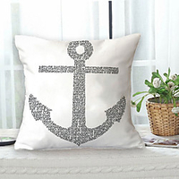 Ocean Beach Double Side Cushion Cover 1PC Soft Decorative Square Throw Pillow Cover Cushion Case Pillowcase for Sofa Bedroom Livingroom Outdoor Superior Quality Machine Washable Outdoor Cushion for Sofa Couch Bed Chair miniinthebox