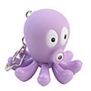 Octopus Keychain with LED Flashlight and Sound Effects,  2 Random Colors