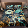 Octopus Print 3-Piece Duvet Cover Set Hotel Bedding Sets Comforter Cover with Soft Lightweight Microfiber,  Include 1 Duvet Cover,  2 Pillowcases for Double/Queen/King(1 Pillowcase for Twin/Single)
