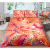 Octopus Print 3-Piece Duvet Cover Set Hotel Bedding Sets Comforter Cover with Soft Lightweight Microfiber,  Include 1 Duvet Cover,  2 Pillowcases for Double/Queen/King(1 Pillowcase for Twin/Single)