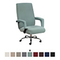 Office Chair Cover - Protective amp;amp; Stretchable Universal Chair Covers Stretch Rotating Chair Slipcover Lycra Jacquard Computer Office Chair Cover Machine Washable XL/L Size
