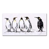 Oil Painting 100% Handmade Hand Painted Wall Art On Canvas Horizontal Abstract Penguins Animals Modern Home Decoration Decor Rolled Canvas No Frame Unstretched miniinthebox
