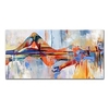 Oil Painting 100% Handmade Hand Painted Wall Art On Canvas Horizontal Landscape People Modern Home Decoration Decor Rolled Canvas No Frame Unstretched miniinthebox