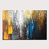 Oil Painting Hand Painted - Abstract Abstract Landscape Modern Rolled Canvas (No Frame)