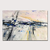 Oil Painting Hand Painted - Abstract Abstract Landscape Modern Rolled Canvas (No Frame)