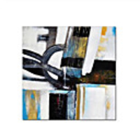 Oil Painting Hand Painted - Abstract Comtemporary Modern Rolled Canvas (No Frame)