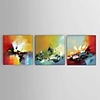 Oil Painting Hand Painted - Abstract Floral / Botanical Comtemporary Modern Stretched Canvas / Three Panels