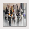 Oil Painting Hand Painted - Abstract Landscape Classic Modern Stretched Canvas