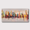 Oil Painting Hand Painted - Abstract Landscape Comtemporary Modern Stretched Canvas