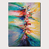 Oil Painting Hand Painted - Abstract Landscape Comtemporary Modern Stretched Canvas
