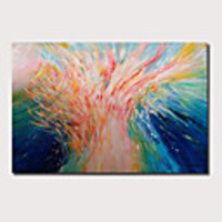 Oil Painting Hand Painted - Abstract Landscape Comtemporary Modern Stretched Canvas