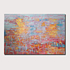 Oil Painting Hand Painted - Abstract Landscape Comtemporary Modern Stretched Canvas