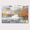 Oil Painting Hand Painted - Abstract Landscape Contemporary Modern Stretched Canvas