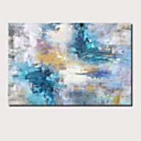 Oil Painting Hand Painted - Abstract Landscape Contemporary Modern Stretched Canvas