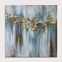 Oil Painting Hand Painted - Abstract Modern Rolled Canvas (No Frame)