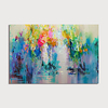 Oil Painting Hand Painted - Abstract Modern Stretched Canvas