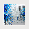 Oil Painting Hand Painted - Abstract Modern Stretched Canvas