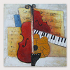 Oil Painting Hand Painted - Abstract Modern Stretched Canvas
