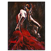 Oil Painting Hand Painted - Abstract People Comtemporary Modern Rolled Canvas (No Frame)