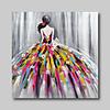 Oil Painting Hand Painted - Abstract People Comtemporary Modern Stretched Canvas