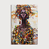 Oil Painting Hand Painted - Abstract People Modern Stretched Canvas