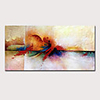 Oil Painting Hand Painted - Abstract Pop Art Modern Rolled Canvas (No Frame)