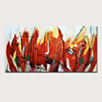 Oil Painting Hand Painted - Abstract Pop Art Modern Rolled Canvas (No Frame)