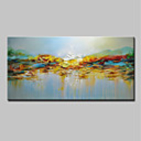 Oil Painting Hand Painted Abstract / Landscape Modern Canvas With Stretched Frame