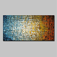 Oil Painting Hand Painted Abstract Modern Canvas Rolled Without Frame miniinthebox