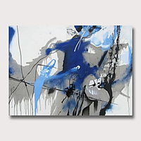 Oil Painting Hand Painted Abstract Modern Rolled Canvas Rolled Without Frame