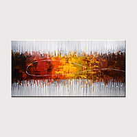 Oil Painting Hand Painted Abstract Modern Rolled Canvas Rolled Without Frame
