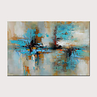 Oil Painting Hand Painted Abstract Modern Rolled Canvas Rolled Without Frame