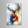 Oil Painting Hand Painted Abstract Modern Stretched Canvas With Stretched Frame