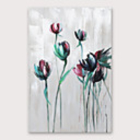 Oil Painting Hand Painted Abstract Modern Stretched Canvas With Stretched Frame