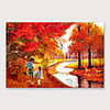 Oil Painting Hand Painted Abstract Modern Stretched Canvas With Stretched Frame