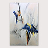 Oil Painting Hand Painted Abstract Modern Stretched Canvas With Stretched Frame