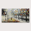 Oil Painting Hand Painted Abstract Modern Stretched Canvas With Stretched Frame