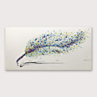 Oil Painting Hand Painted Abstract Modern Stretched Canvas With Stretched Frame