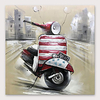 Oil Painting Hand Painted Abstract Modern Stretched Canvas With Stretched Frame