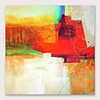 Oil Painting Hand Painted Abstract Modern Stretched Canvas With Stretched Frame
