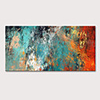 Oil Painting Hand Painted Abstract Modern Stretched Canvas With Stretched Frame