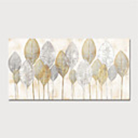 Oil Painting Hand Painted Abstract Modern Stretched Canvas With Stretched Frame