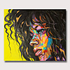 Oil Painting Hand Painted Abstract People Classic Vintage Rolled Canvas Rolled Without Frame