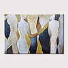 Oil Painting Hand Painted Abstract People Modern Rolled Canvas Rolled Without Frame