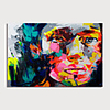 Oil Painting Hand Painted Abstract People Modern Rolled Canvas Rolled Without Frame